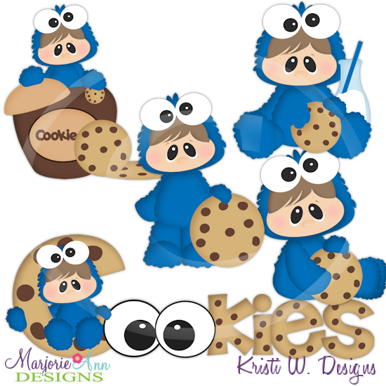 I Love Cookies Cutting Files-Includes Clipart - Click Image to Close